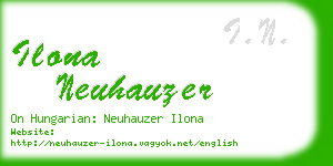 ilona neuhauzer business card